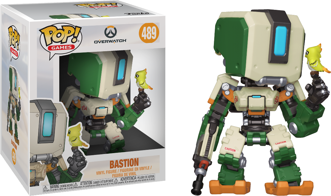 Overwatch - Overwatch Funko Pop Bastion Clipart (1111x658), Png Download