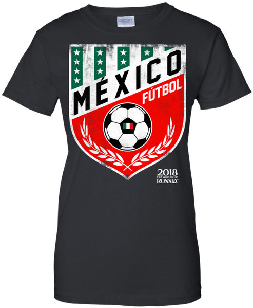 Shop Mexico Team Crest Fifa World Cup Russia 2018 Womens - Active Shirt Clipart (600x600), Png Download