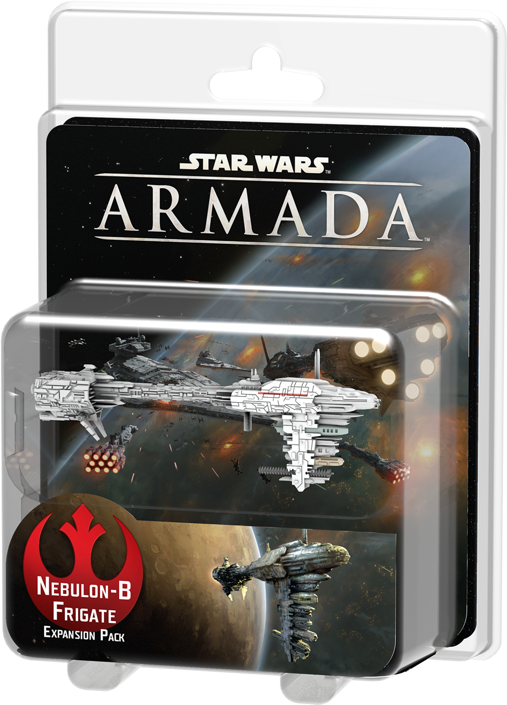 Star Wars Armada Nebulon B Frigate Expansion Pack Clipart (1250x1500), Png Download