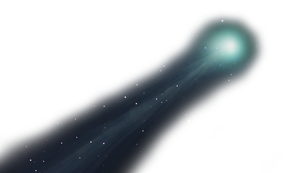 Transparent Background Comet Png Clipart (1000x600), Png Download