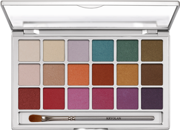 Kryolan Eyeshadow Palette Clipart (620x678), Png Download