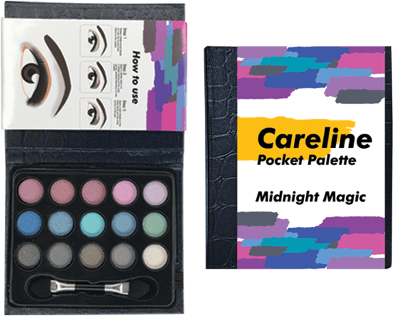 Pocket Palette Eyeshadow - Careline Eyeshadow Pocket Palette Clipart (600x600), Png Download