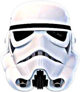 Stormtrooper Sticker - Diving Mask Clipart (347x377), Png Download