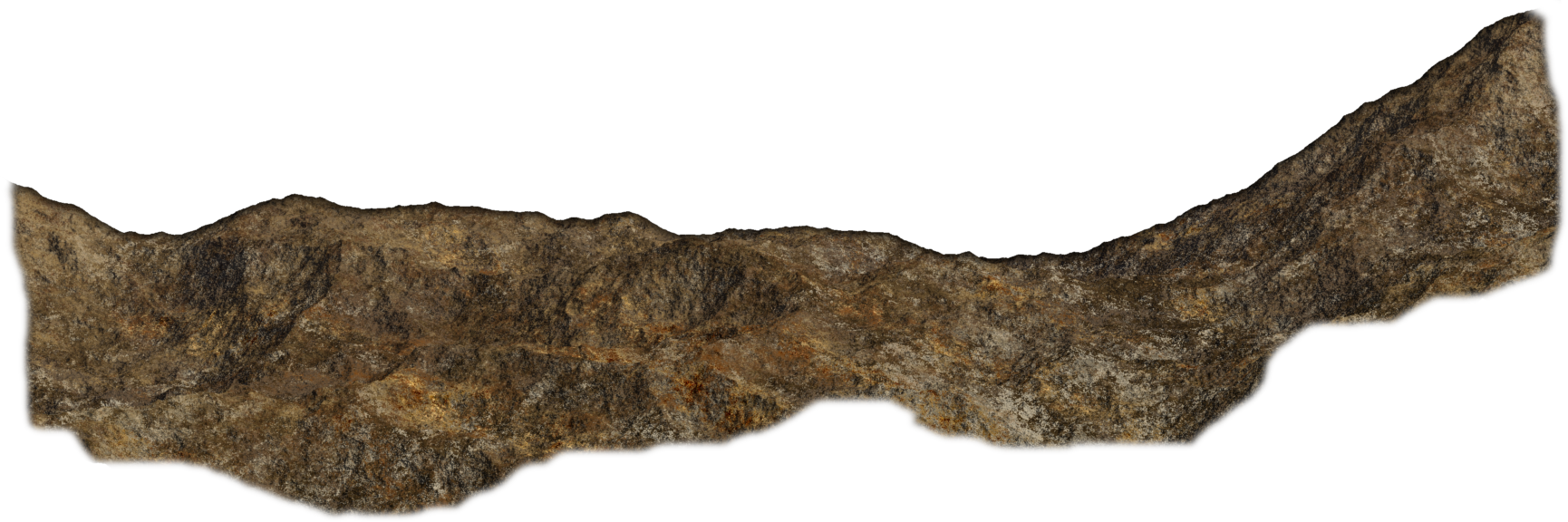 24 Mar 2009 - Rocky Wall Png Clipart (1730x576), Png Download