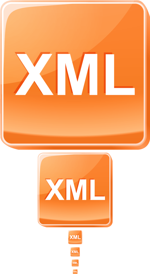 Xml Icon On Behance - Xml Icon Clipart (513x939), Png Download