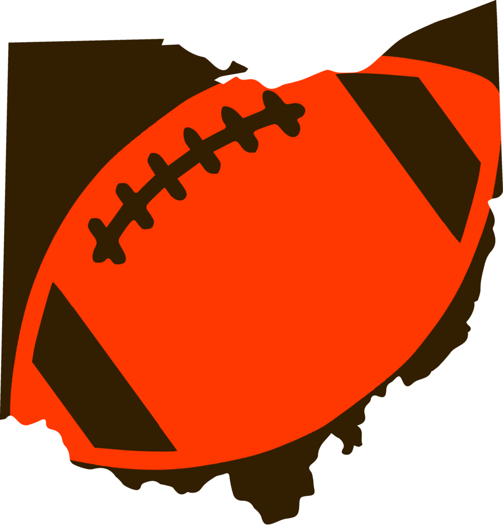 American Football Ball Png - Ohio Congressional Districts 1993 Clipart (981x1024), Png Download