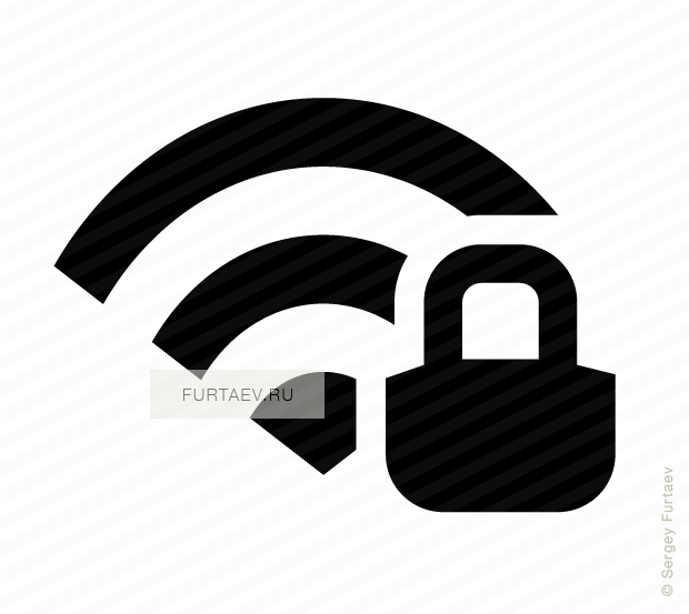 Wifi Transparent Lock - Closed Wifi Clipart (620x553), Png Download