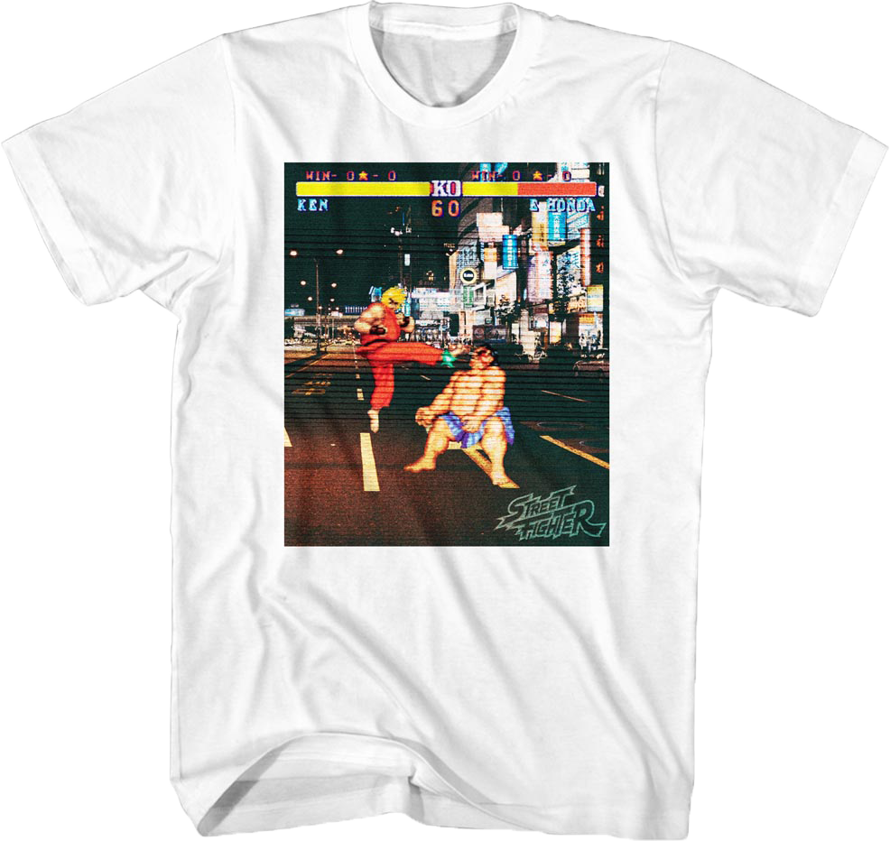 Ken Vs E - T Shirt Street Fighter Clipart (986x932), Png Download