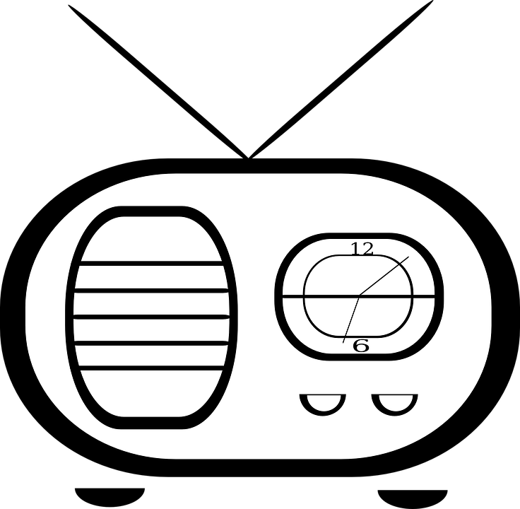 Radio Broadcast Broadcasting Audio Entertainment - Clip Art Radio Png Transparent Png (736x720), Png Download