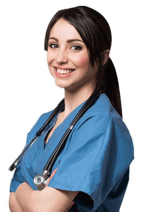 Health Professional Smiling - Медсестер Clipart (1200x716), Png Download