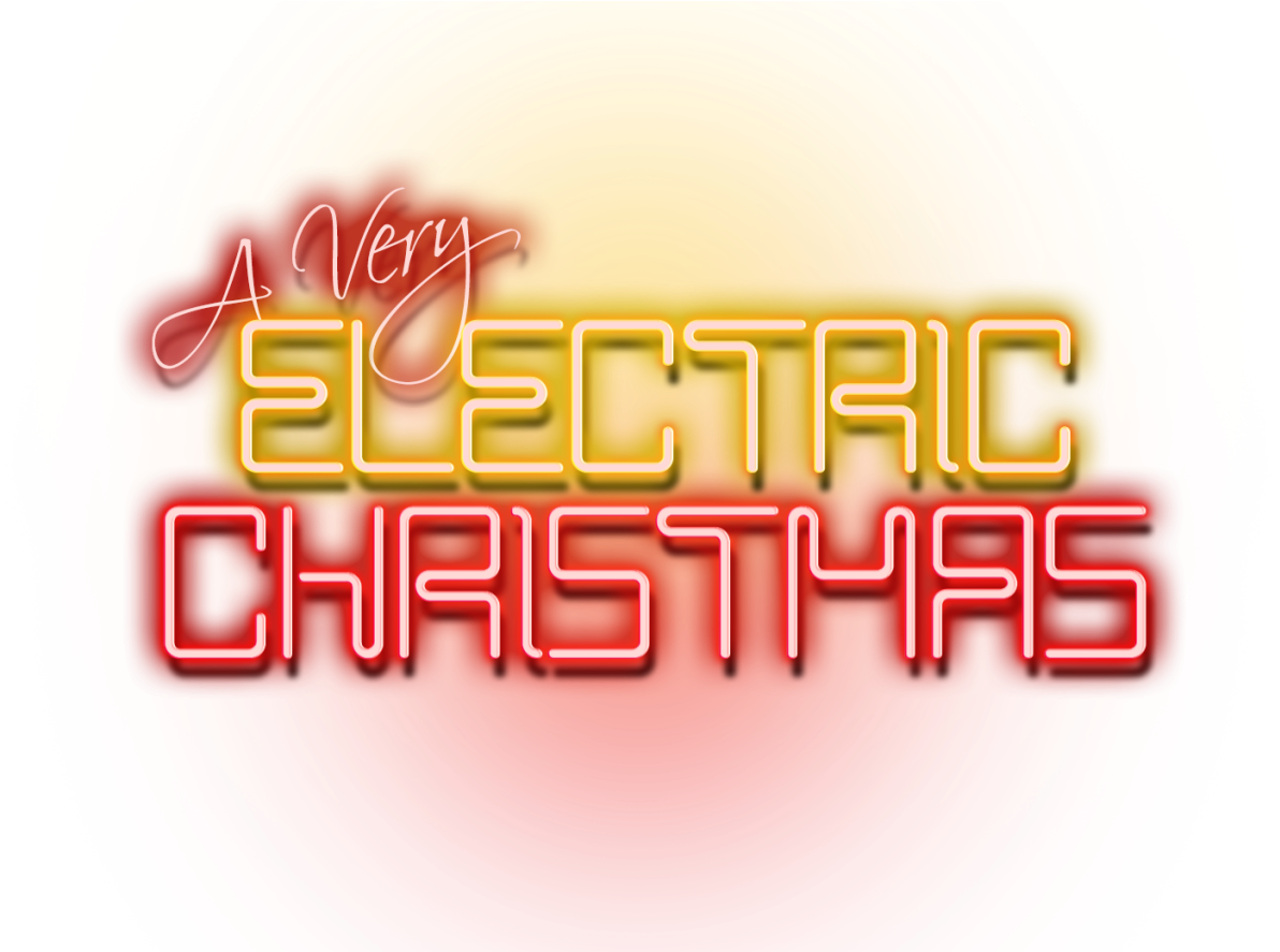 Join Us For A Very Electric Christmas - Graphic Design Clipart (1280x886), Png Download