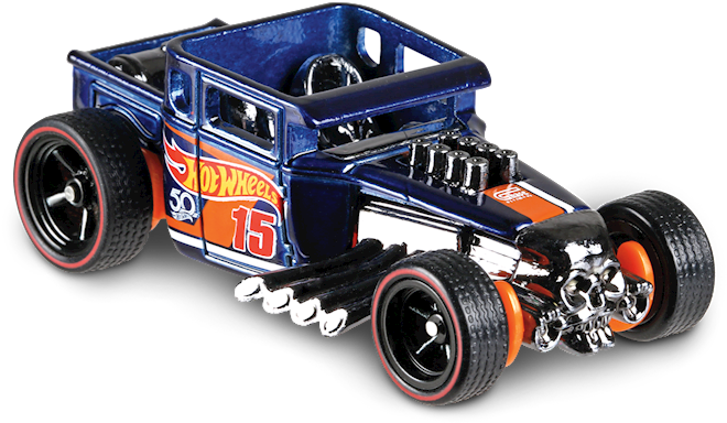 Bone Shaker® - Hot Wheels 50th Race Team Clipart (892x407), Png Download