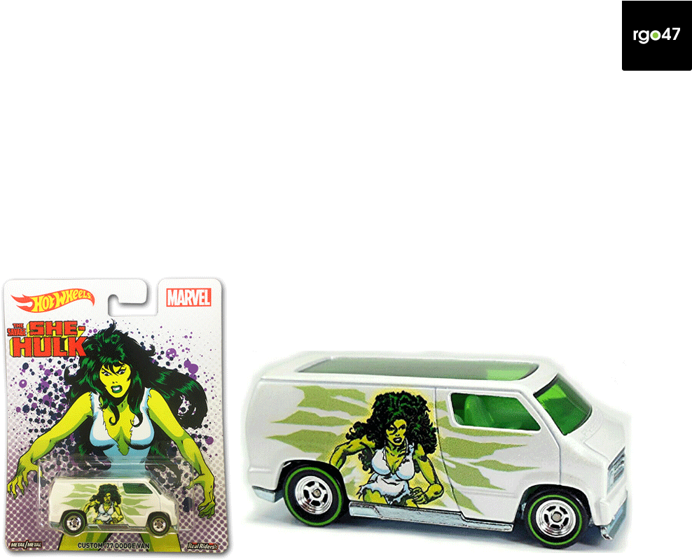Monument Hot Wheels Marvel The Savage She-hulk Cus - Hot Wheels She Hulk Clipart (988x800), Png Download
