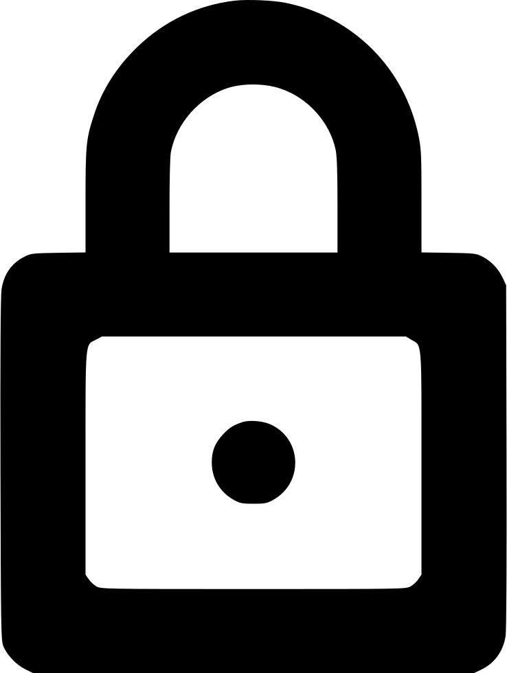 Padlock Drawing Graffiti - Cyber Defence White Icon Clipart (738x980), Png Download