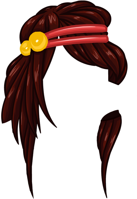 Club Penguin Hair Cutouts , Png Download - Illustration Clipart (462x669), Png Download