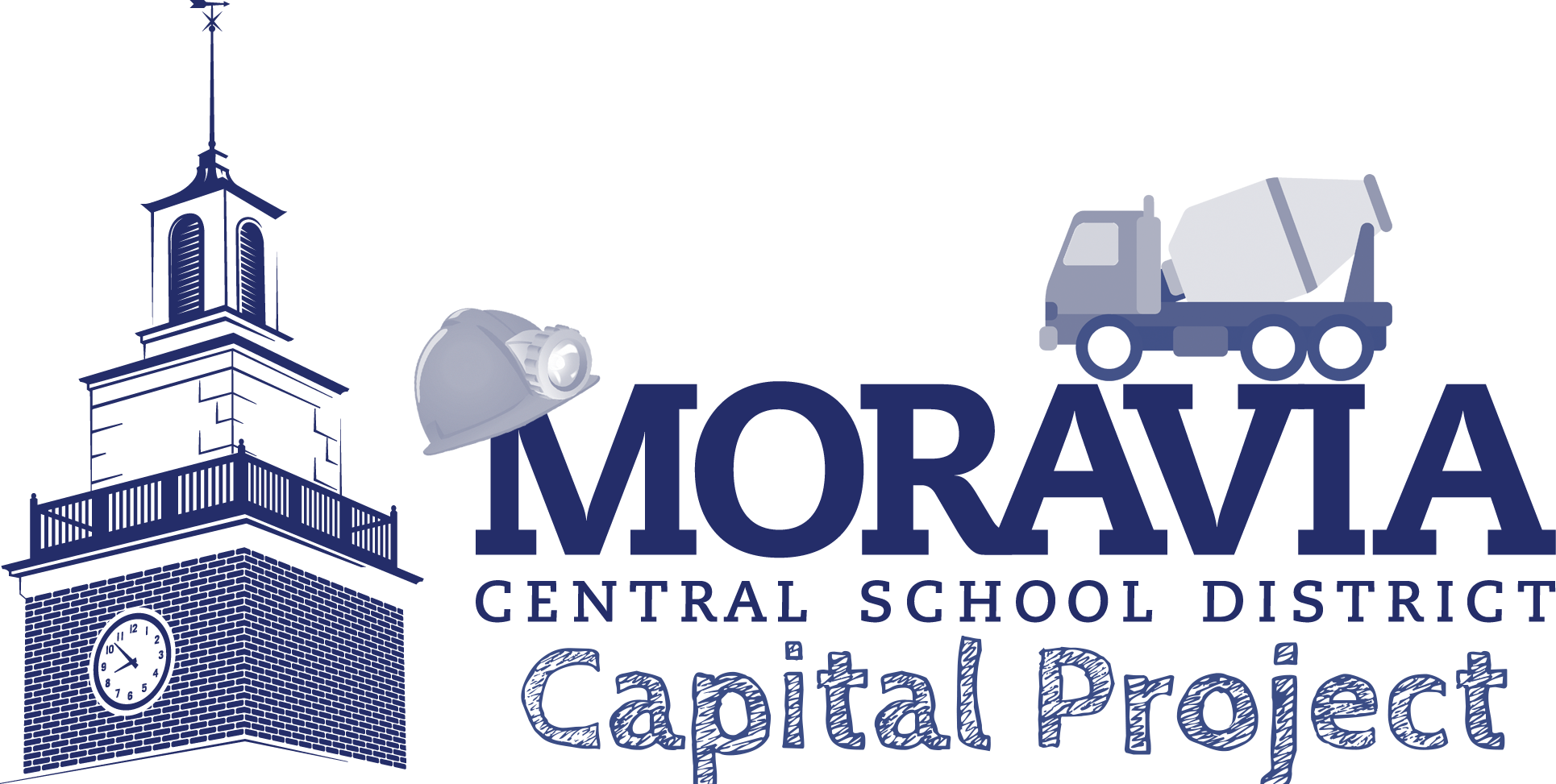 Moravia Logo With Construction Icons - Truck Clipart (1930x973), Png Download