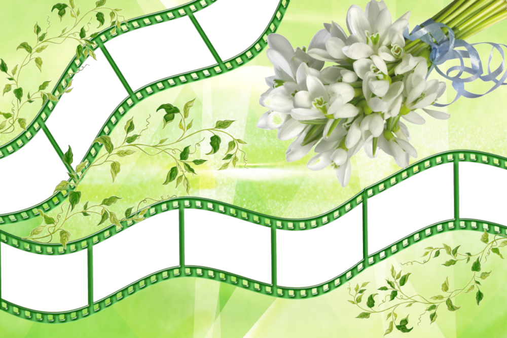 Fondos De Navidad Para Fotos Online Para Fondo De Pantalla - Marcos Para Colocar Varias Clipart (1000x667), Png Download