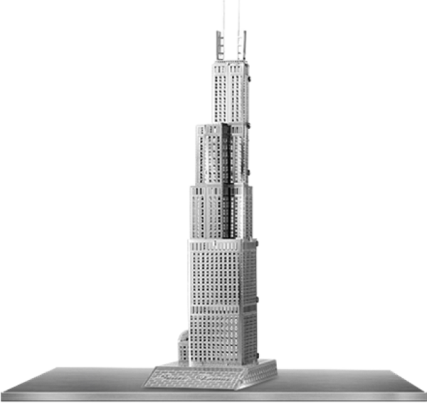 Willis Tower Clipart (600x573), Png Download