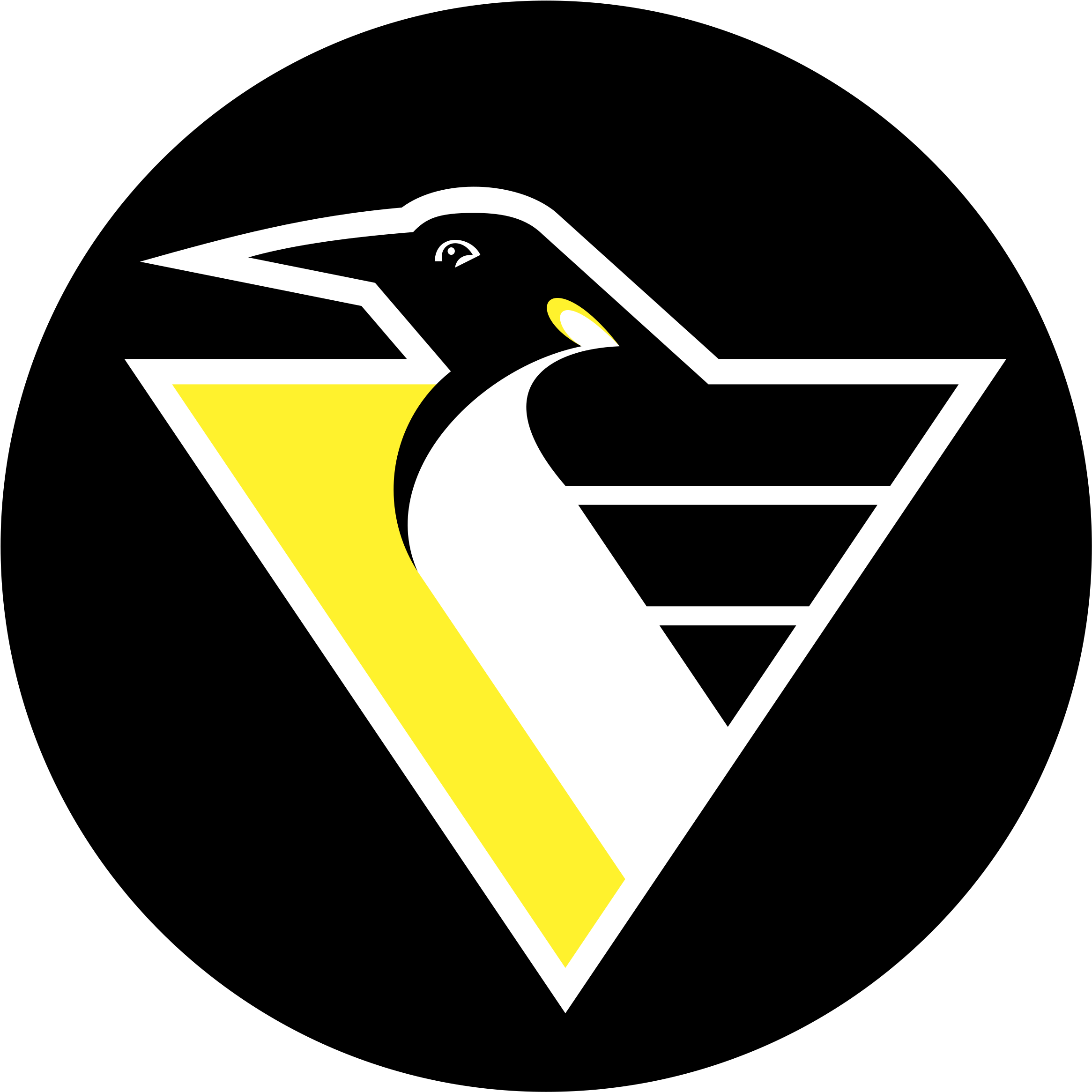 Pittsburgh Penguins Logo - Original Pittsburgh Penguins Logo Clipart (2400x2400), Png Download
