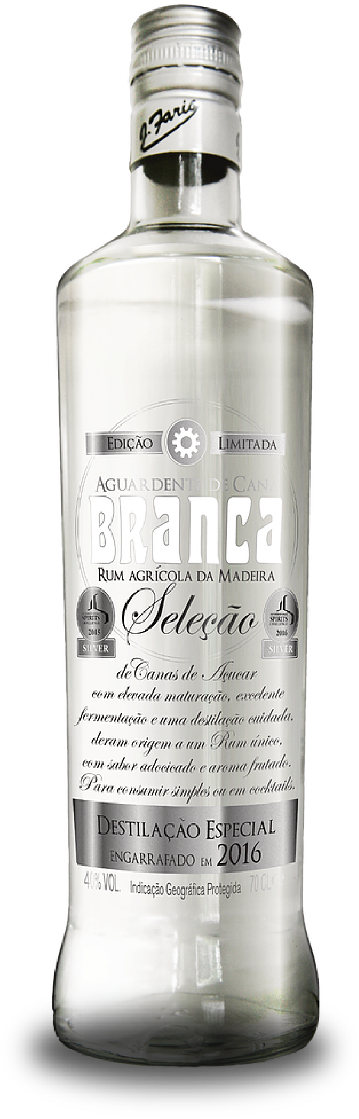 Branca - Bottle Clipart (1540x3750), Png Download