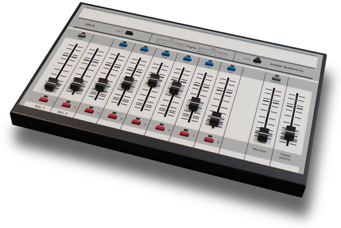 The Arc 8 Console Is Ideal For Internet And Small Radio - Small Format Mixing Consoles Clipart (681x456), Png Download