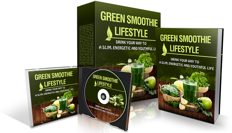 Green Smoothie Lifestyle Clipart (800x488), Png Download
