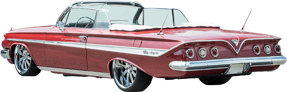 1961 Chevrolet Impala Ss Convertible - 1969 Chevrolet Impala Png Clipart (973x423), Png Download