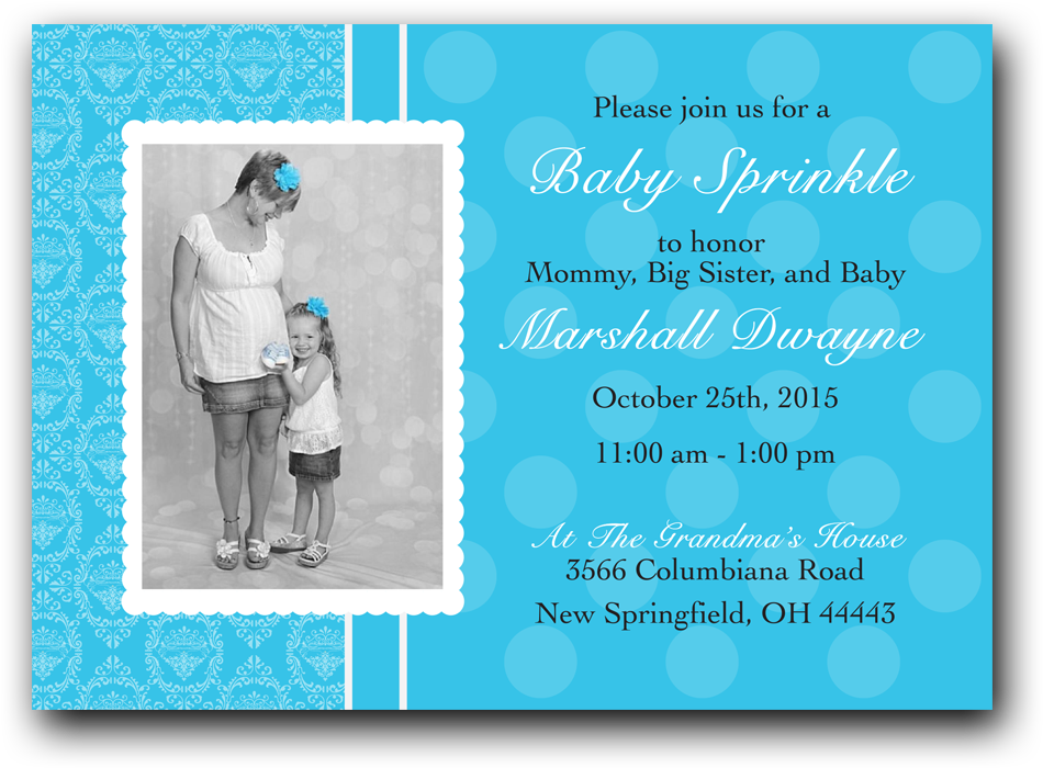 Blue Polka Dot Baby Sprinkle - Event Clipart (1000x1000), Png Download