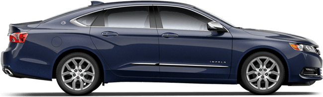 2017 Chevrolet Impala - 2017 Chevy Impala Side View Clipart (648x648), Png Download