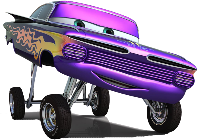 Impala Cartoon - Ramone Cars Png Clipart (699x503), Png Download