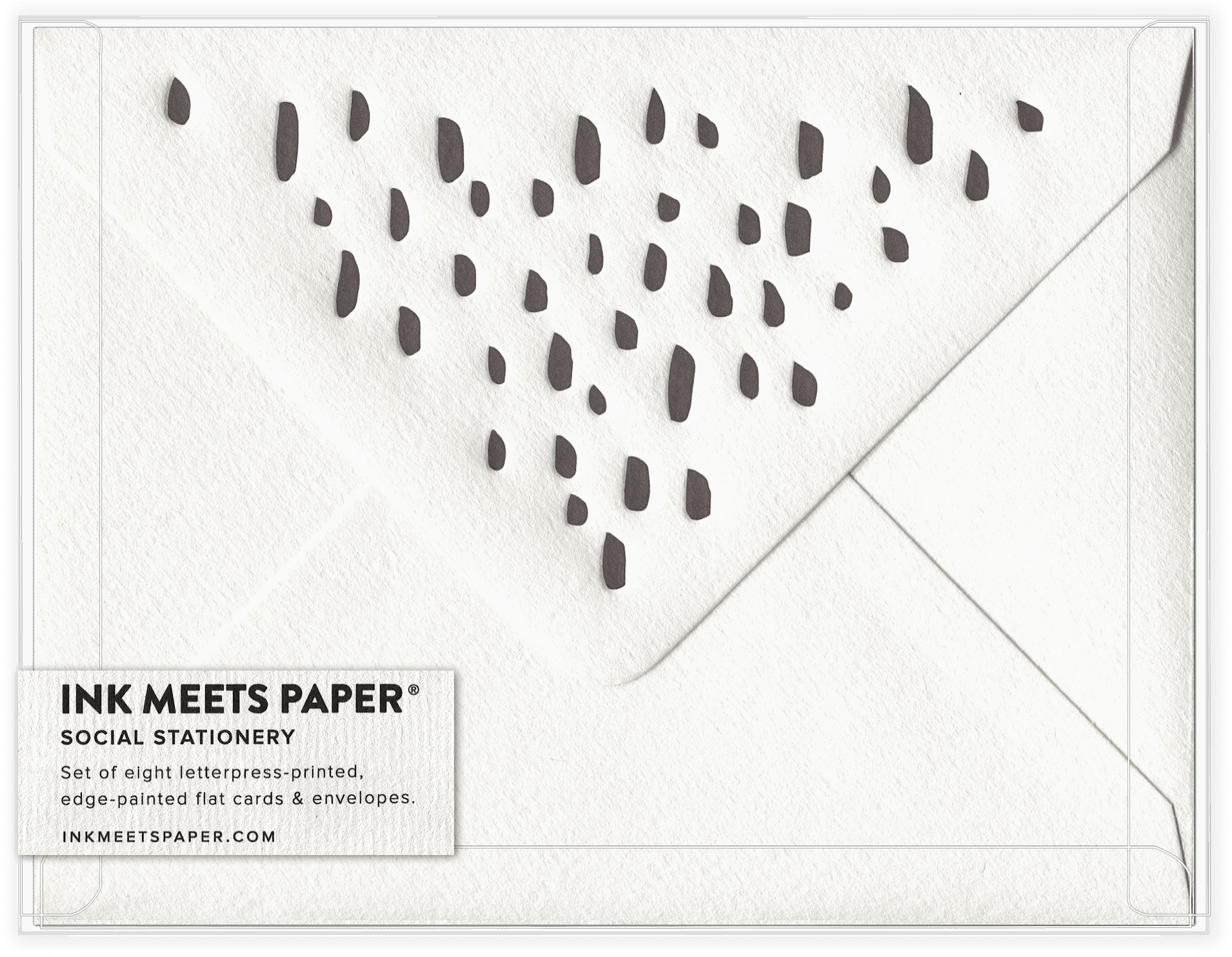 Abstract Pattern Letterpress Social Stationery Boxed - Paper Clipart (2048x2048), Png Download