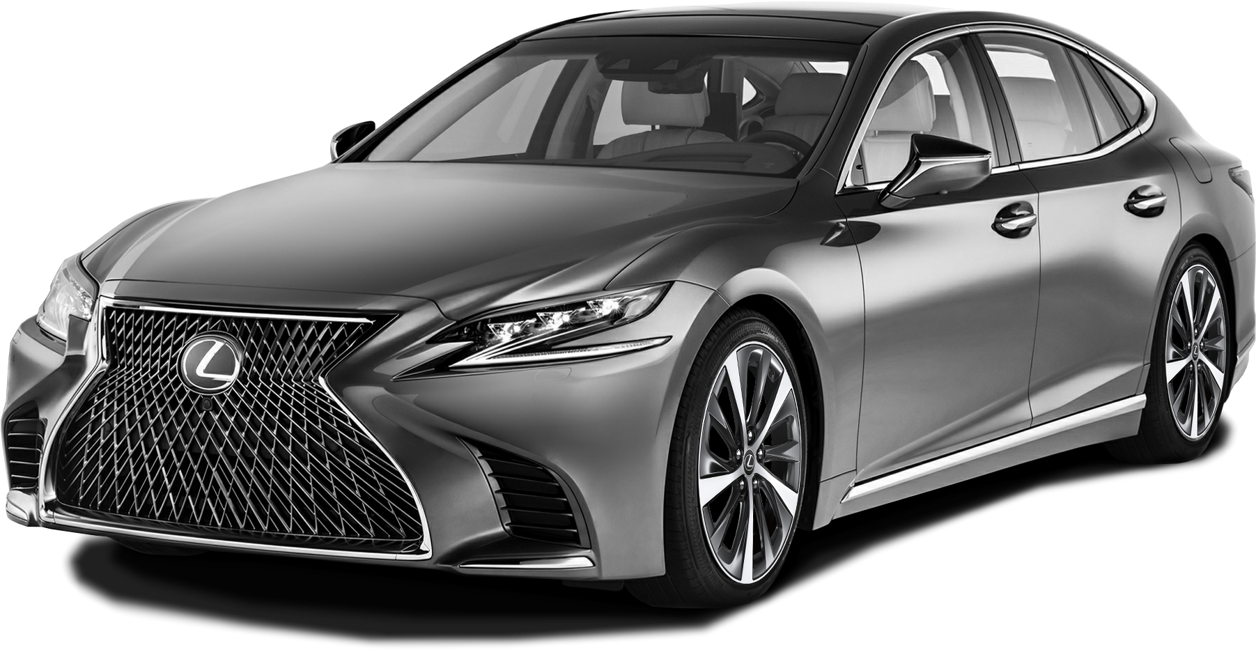 Current 2019 Lexus Ls 500 Sedan Special Offers - Most Popular Car In 2019 Clipart (1803x933), Png Download