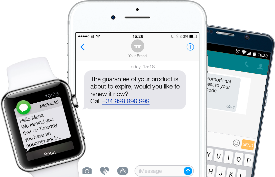 Envíos Masivos De Sms - Iphone Clipart (1087x710), Png Download