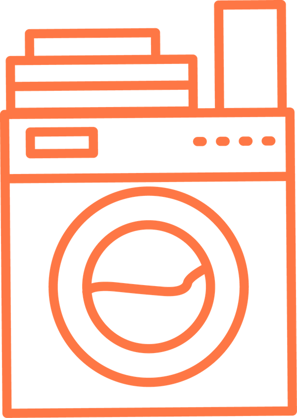 Wash & Fold - Circle Clipart (600x843), Png Download
