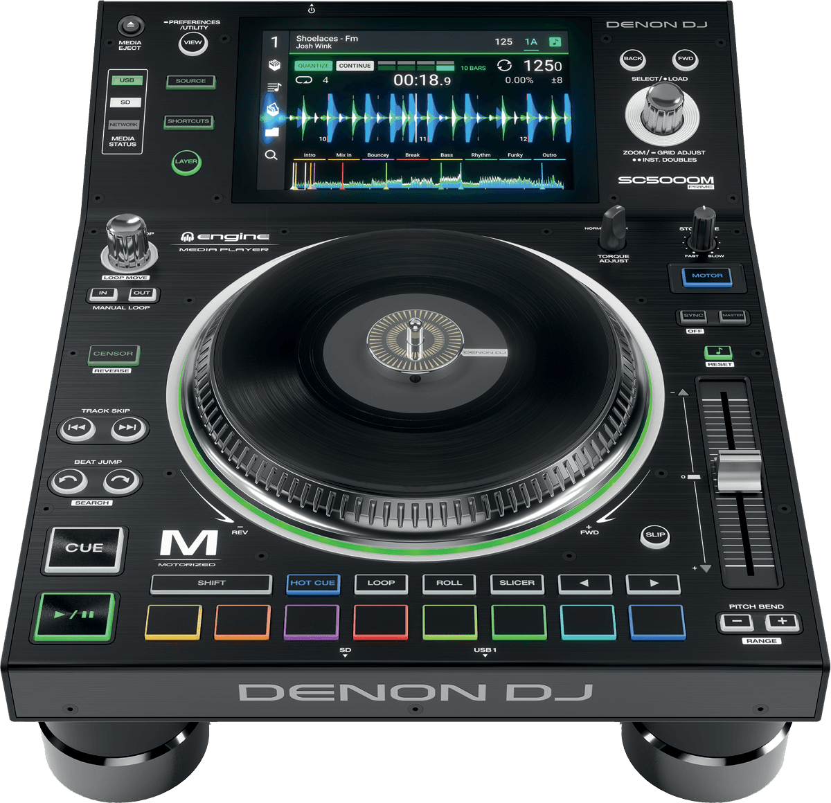 Dj Turntables Png - Denon Sc 5000 M Prime Clipart (1200x1160), Png Download