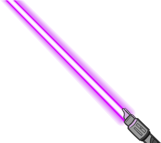 Purple Clipart Light Saber - Light Saber Clipart Transparent - Png Download (640x480), Png Download