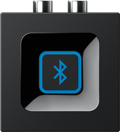 <em>bluetooth</em> Audio Receiver - Logitech Bluetooth Audio Adapter Black Clipart (652x560), Png Download