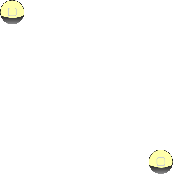Yellow Home Button Svg Clip Arts 594 X 598 Px - Clip Art - Png Download (594x598), Png Download