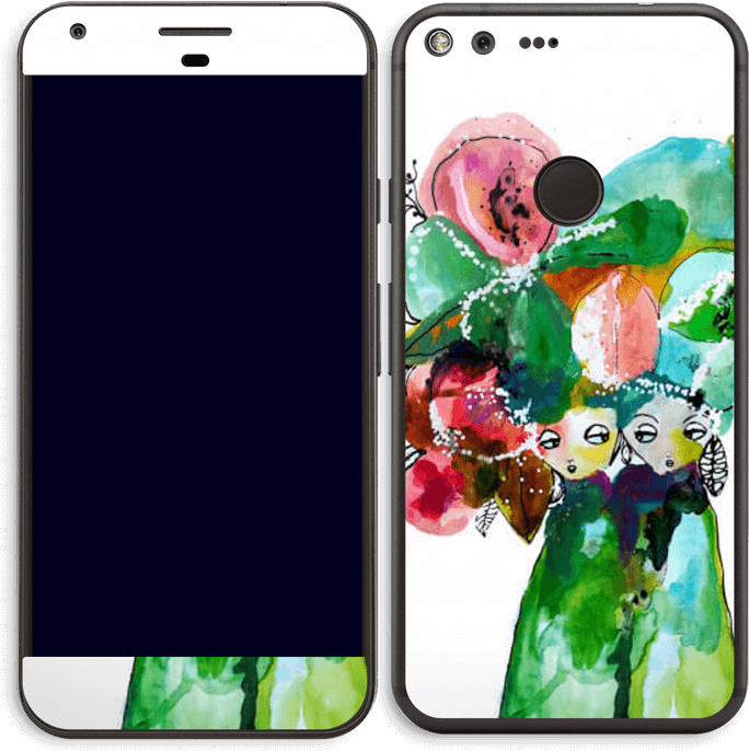 Springtime Skin Pixel Xl - Iphone Clipart (787x800), Png Download