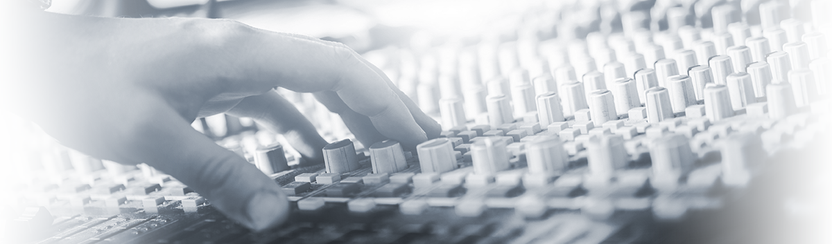 Mp3 Stream Players - Mixing Console Clipart (1200x353), Png Download