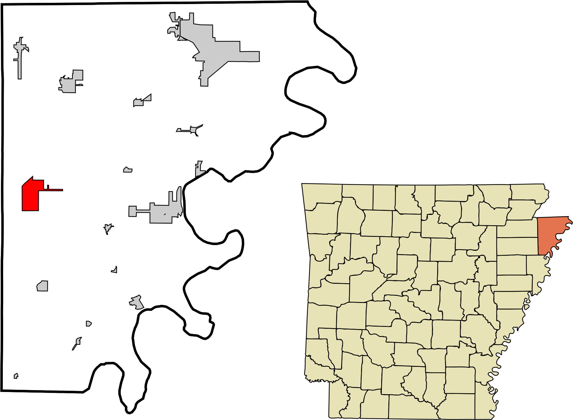 Mississippi County Arkansas Map Inspirational File County Arkansas