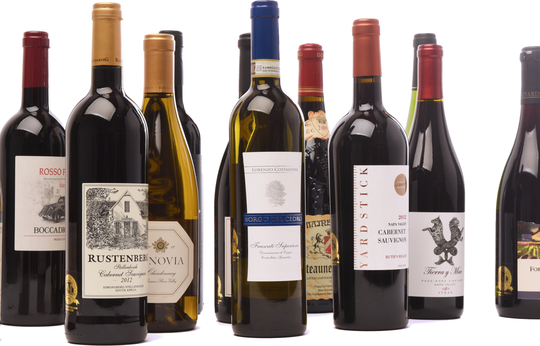 Wine Coll - Wine Bottle Clipart (1887x1209), Png Download