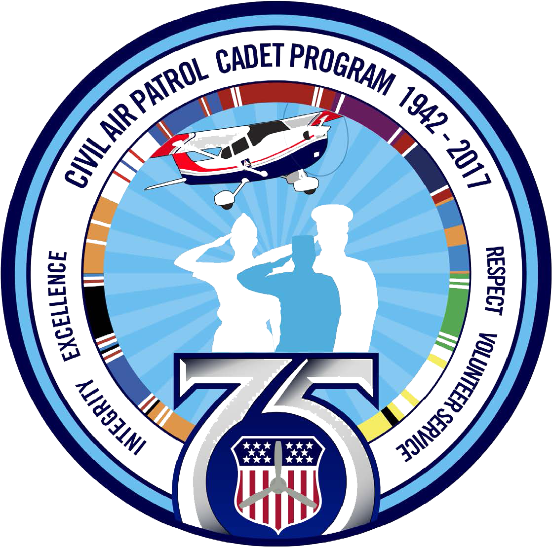 Civil Air Patrol - Civil Air Patrol 2017 Clipart (1549x1162), Png Download