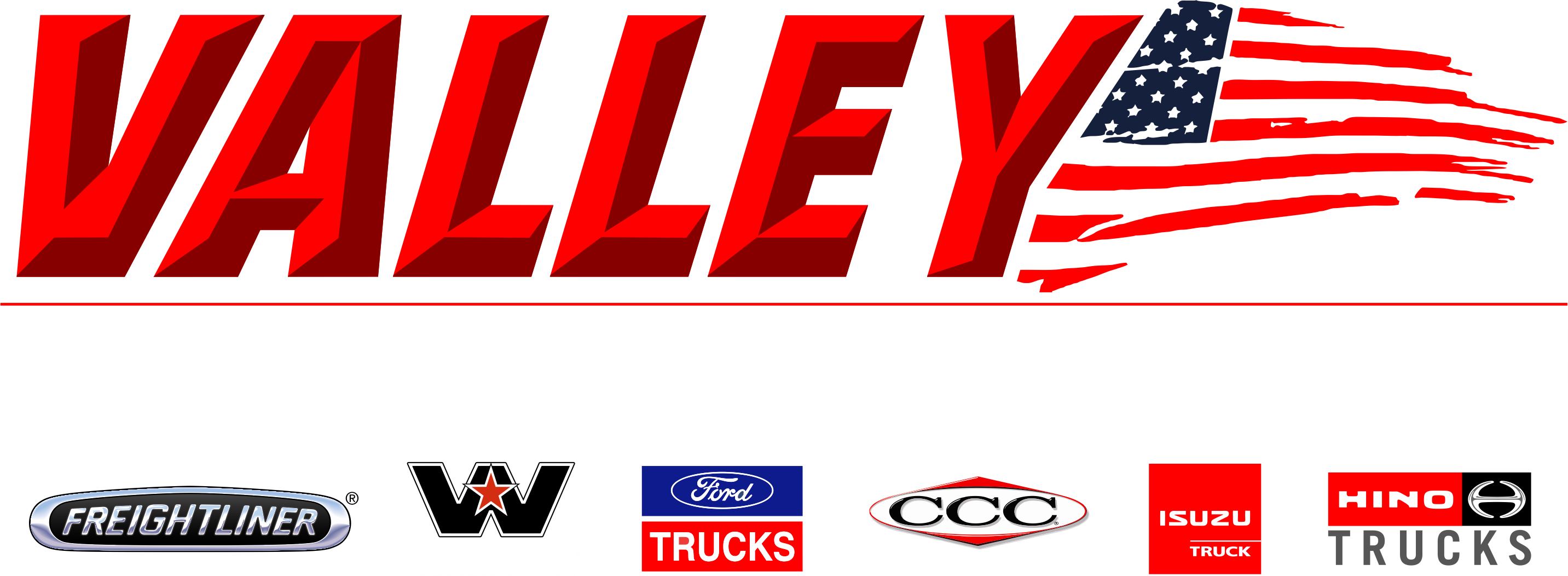 Valley Freightliner Valley Freightliner Clipart (2865x1052), Png Download