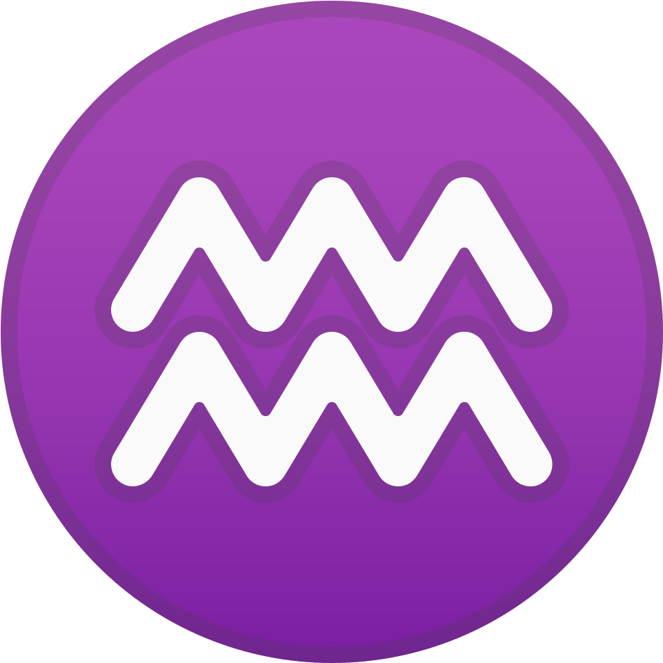 Aquarius Icon - Family 5 Icon Clipart (1024x1024), Png Download