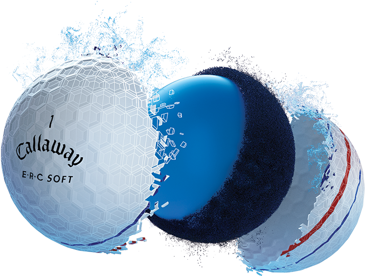 Callaway Erc Golf Balls Clipart (1250x686), Png Download