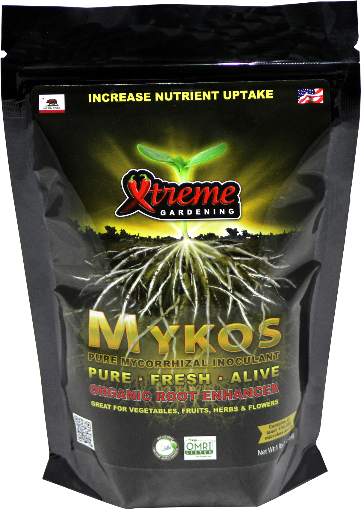 Mykos 1lb Bag-clipped - Mykos - Png Download (1800x1800), Png Download
