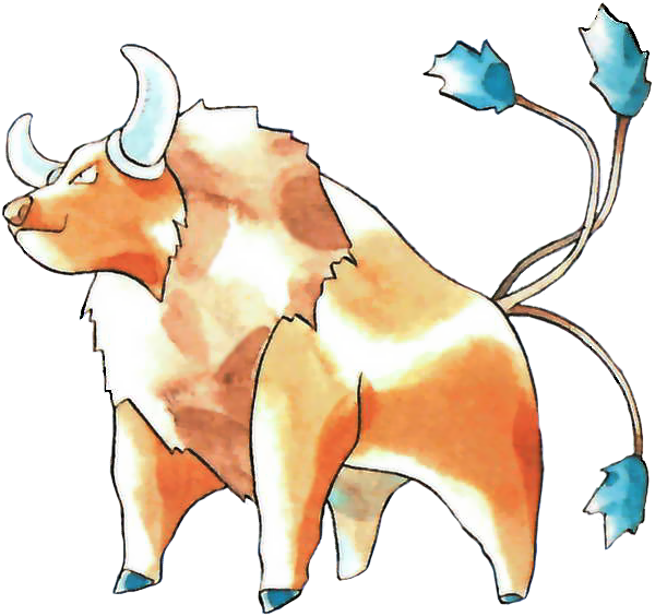 303kib, 600x564, 128tauros Rb - Pokemon Tauros Gen 1 Clipart (600x564), Png Download