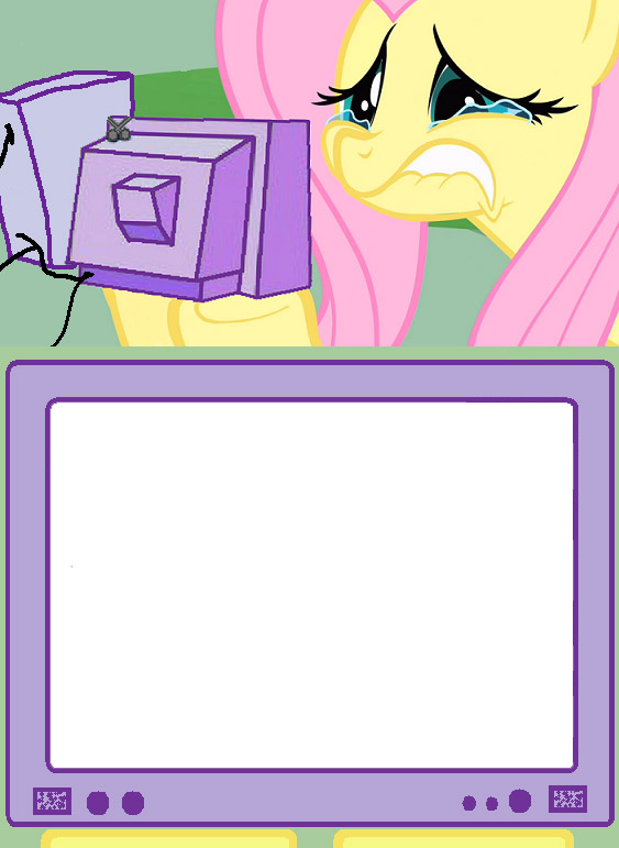 Blank, Exploitable Meme, Fluttercry, Fluttershy, Meme, - One Piece Magellan Meme Clipart (563x771), Png Download