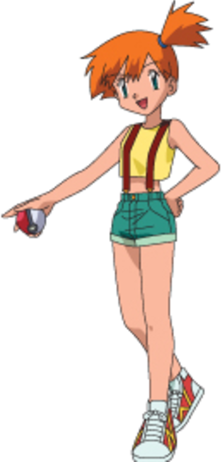 Pokemon Clipart Misty - Misty From Pokemon - Png Download (760x1567), Png Download